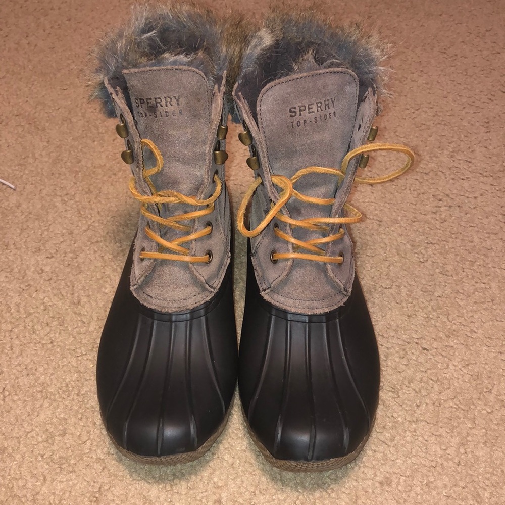 Winter Sperry boots